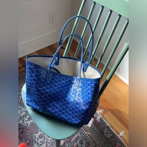 Blue Canvas Tote